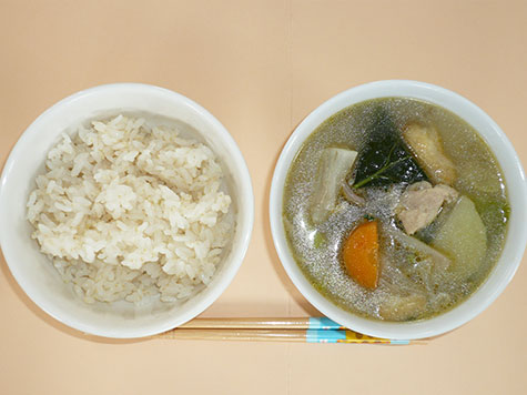 鶏汁とごはん