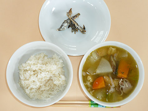 豚汁とごはん