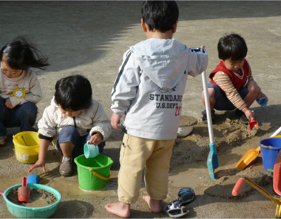 水あそび・どろあそび